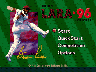 Brian Lara Cricket screenshot 3 for Sega Mega Drive